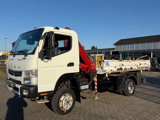 Mitsubishi Canter Fuso Kipper Kran 4x4