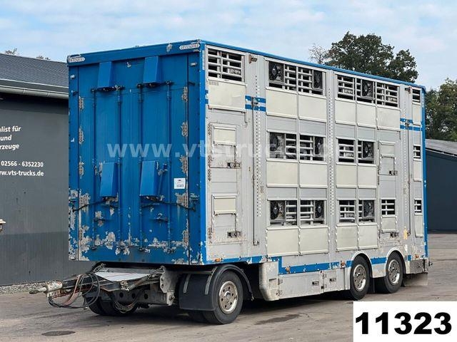 Pezzaioli RBA31 3.Stock Viehanhänger, Hubdach, Tränke