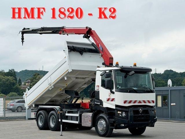 Renault C 380* KIPPER 5,20 m* KRAN/FUNK * TOPZUSTAND !