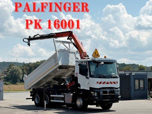 Renault C 380* KIPPER 5,20 m* KRAN/FUNK * 6x4 * TOP