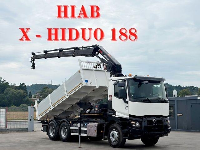 Renault C 430 *KIPPER 5,40m*HIAB X-HIDUO 188 + FUNK *6x4