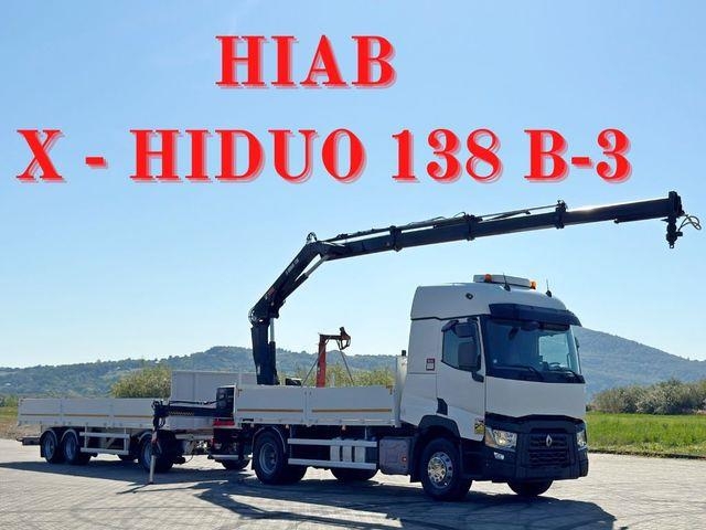 Renault C 440* HIAB X-HIDUO 138 B-3 + FUNK + Anhänger