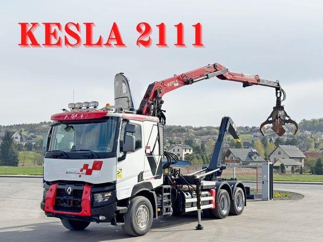 Renault C520 * ABROLLKIPPER 4,80 m * KESLA * 6x4!