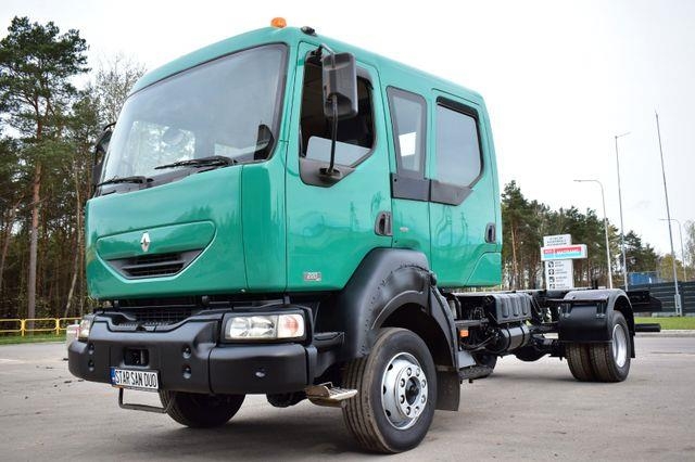 Renault MIDLUM 4x4 DOKA DUBEL KABINE CHASSIS