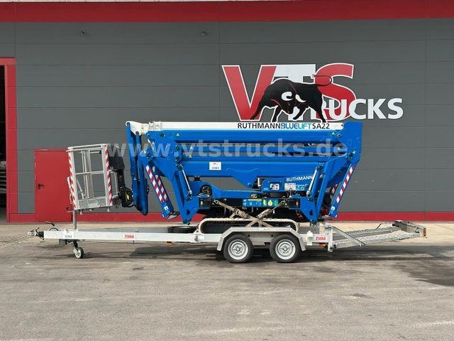 Nacelle tractable RUTHMAN Bluelift SA22 Raupenarbeitsbühne m. Anh. — occasion 2019, 800 h