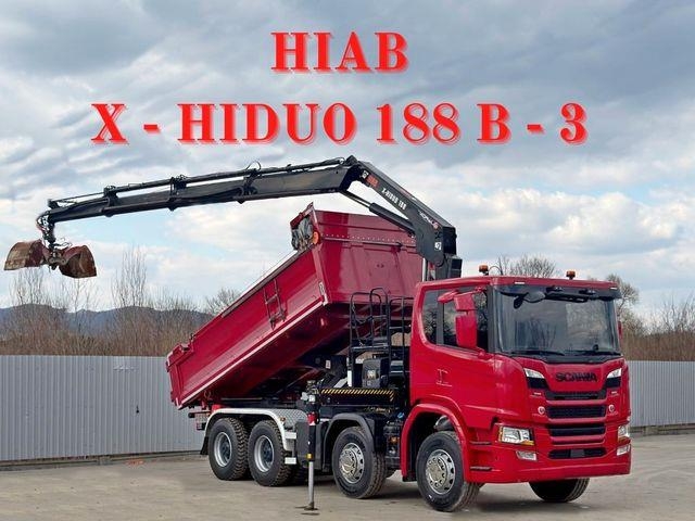 Scania G 450 Kipper*HIAB X - HIDUO 188 * 8x4*TOPZUSTAND