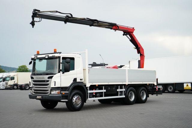 Scania P 360 / 6 X 4 / SKRZYNIOWY + HDS / HMF 1730 K3 /