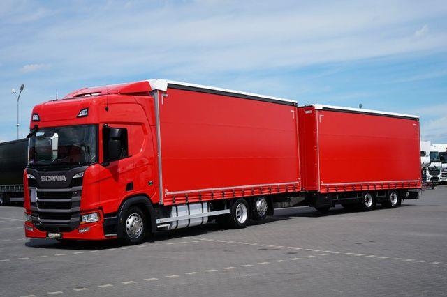 Scania R 450 / ACC / EURO 6 / ZESTAW PRZEJAZDOWY 120 M3