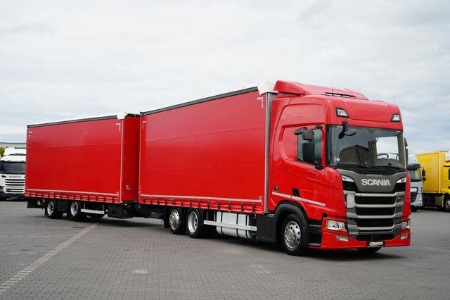 Scania R 450 / ACC / EURO 6 / ZESTAW PRZEJAZDOWY 120 M3