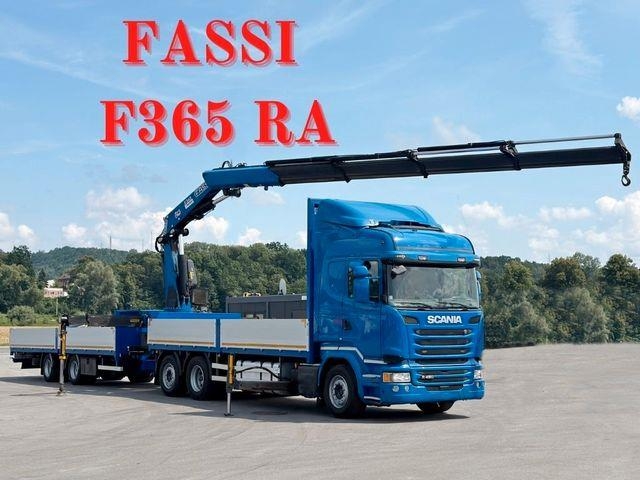Scania R 450 * FASSI F365 RA + FUNK + Anhänger*TOP