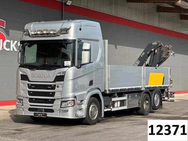 Scania R450 6x2 LL Pritsche FASSI 155 LK Lenk/Lift