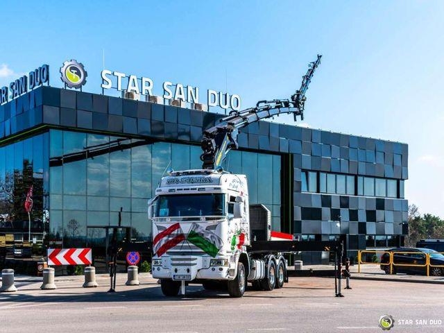 Scania R450 6x4 PALFINGER PK 53002 SH Crane Fly Jib 5t