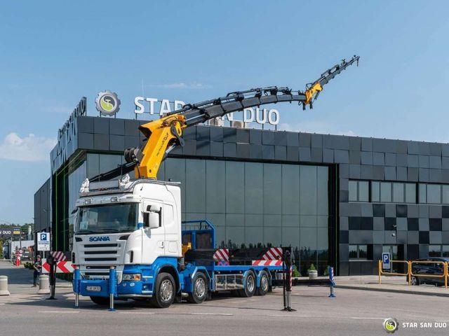Scania R500 8x2 PALFINGER PK 85002 Fly Jib Winch Crane