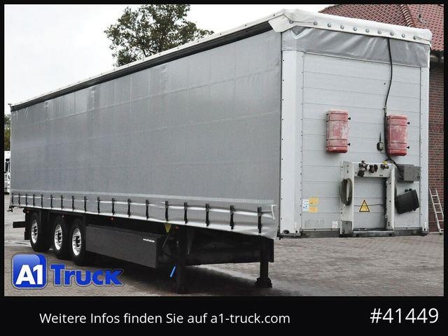 Semi-remorque PLSC Schmitz Cargobull SCB S3T, Lenkachse, Staplerhalterung, Alu — occasion 2016