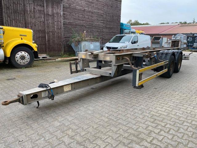 Remorque porte-conteneur Schmitz Cargobull ZWF 18 BDF-Lafette/Trailer EBS — occasion 2011