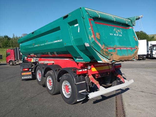 Schwarzmüller 3-A STAHL HARDOX 25m3 ALCOA SAF 6320kg Plane
