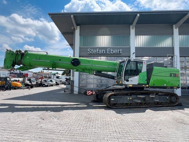 Chariot télescopique Sennebogen 673e / 4.093h / 2018 / Klappspitze / 44m — occasion 2018, 4 093 h