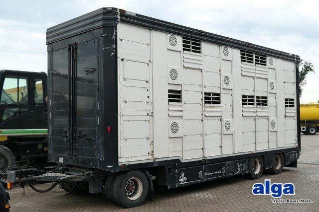 Remorque bétaillère Stehmann, 3 Etagen, Schweine/Ferkel, 59,5m³, BPW — occasion 2010