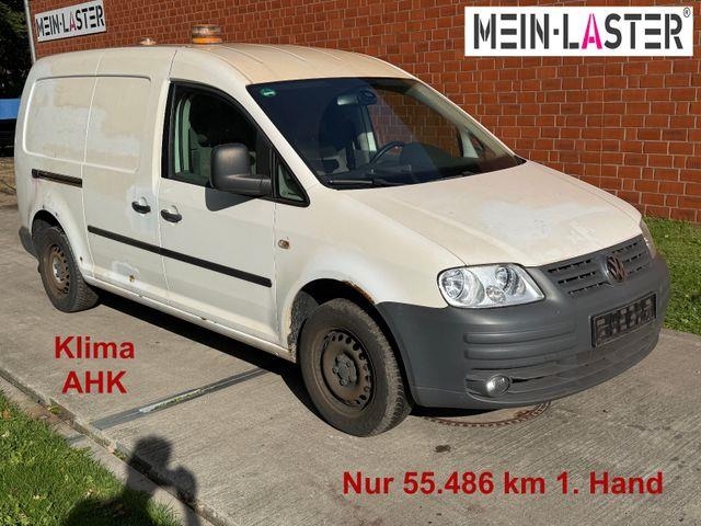 Fourgon utilitaire Volkswagen Caddy 1.9 TDi MAXI Klima AHK nur 55.486 km — occasion 2008