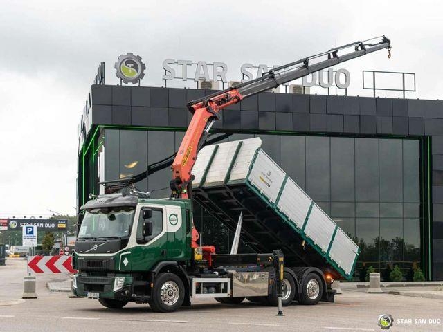 Camion benne Volvo FE 320 6x2 PALFINGER PK 22002 EH — occasion 2014