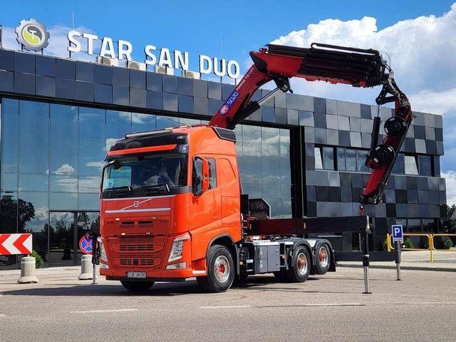 Volvo FH 540 6x2 HMF 5020-K6 Fly Jib Tractor 5th whee