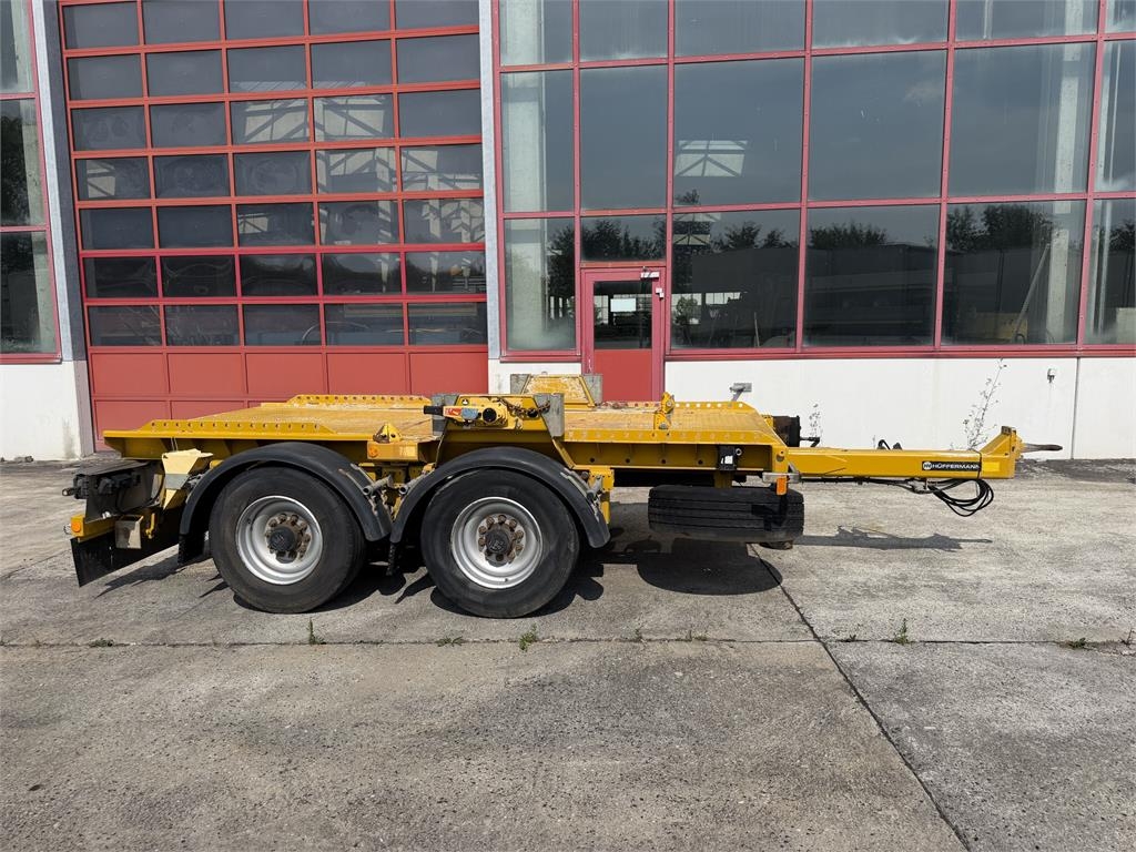 Hüffermann HTM 13.40L 14 t Tandem- Muldenanhänger, wenig Ben