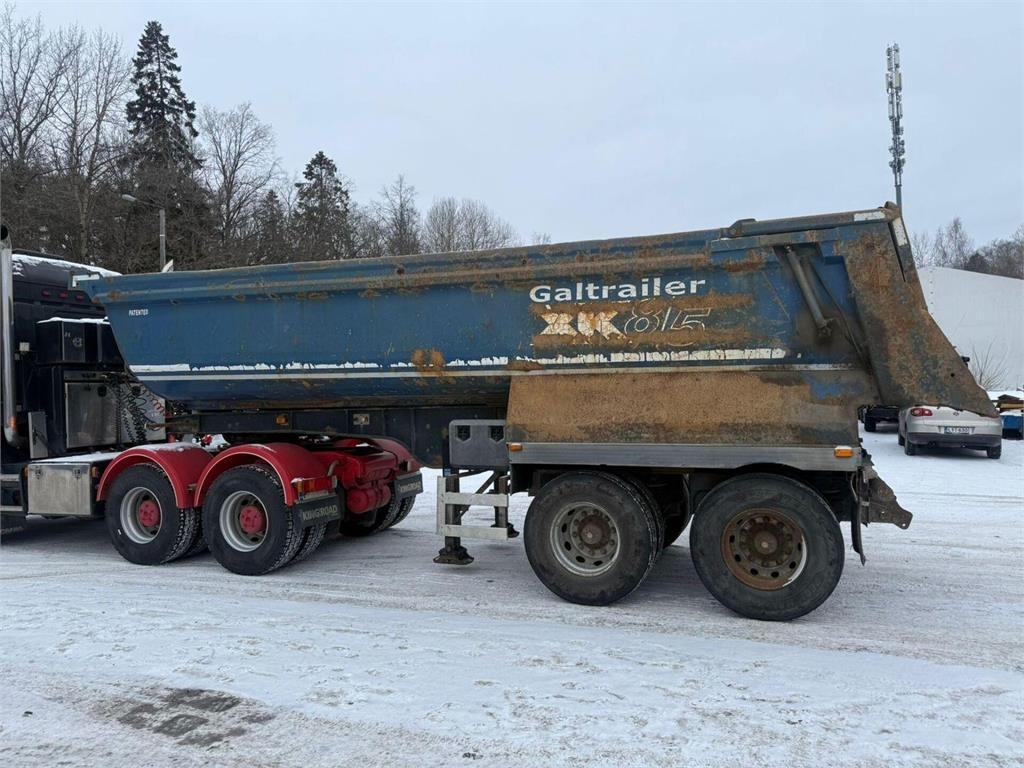Galtrailer 2 aks paripyörä 17 ton tappi