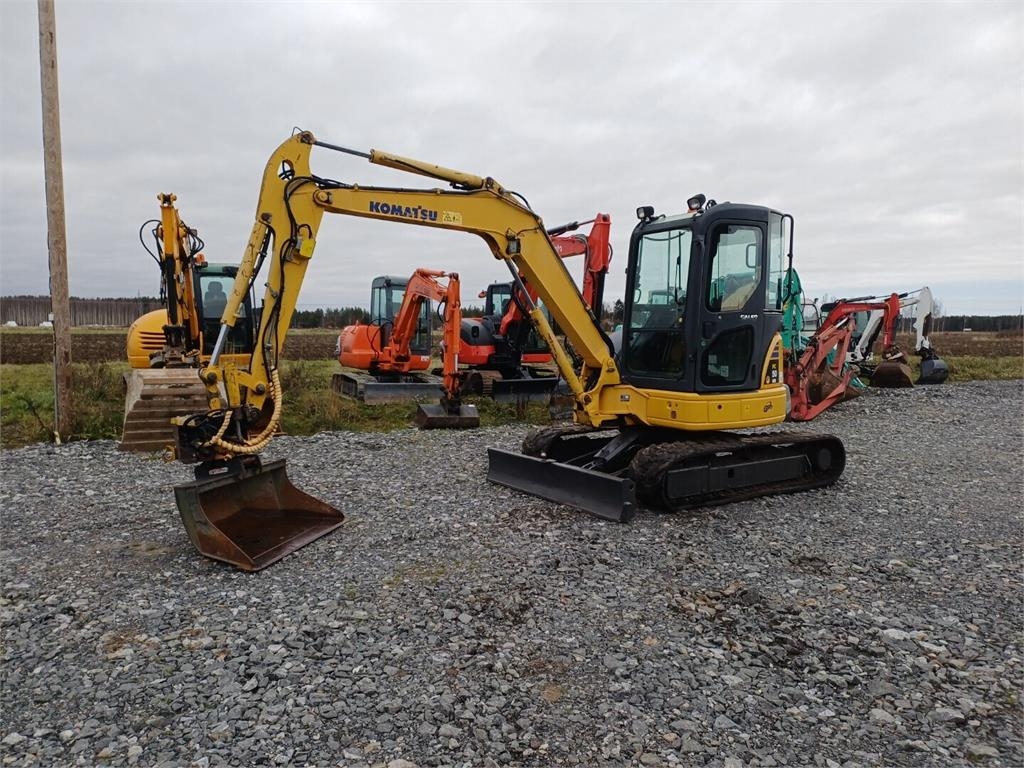 Komatsu PC50MR-2 Engcon propo pyörittäjällä