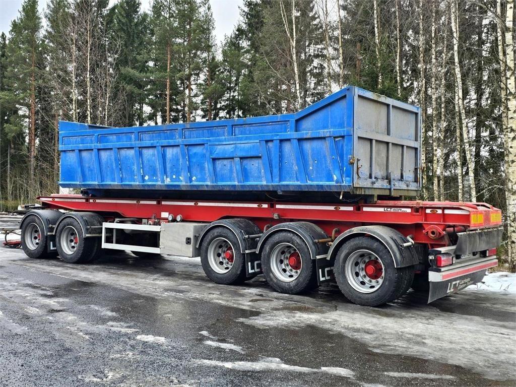 Laurinaho-Yhtiöt Vaihtolavaperävaunu kipillä 5-aks
