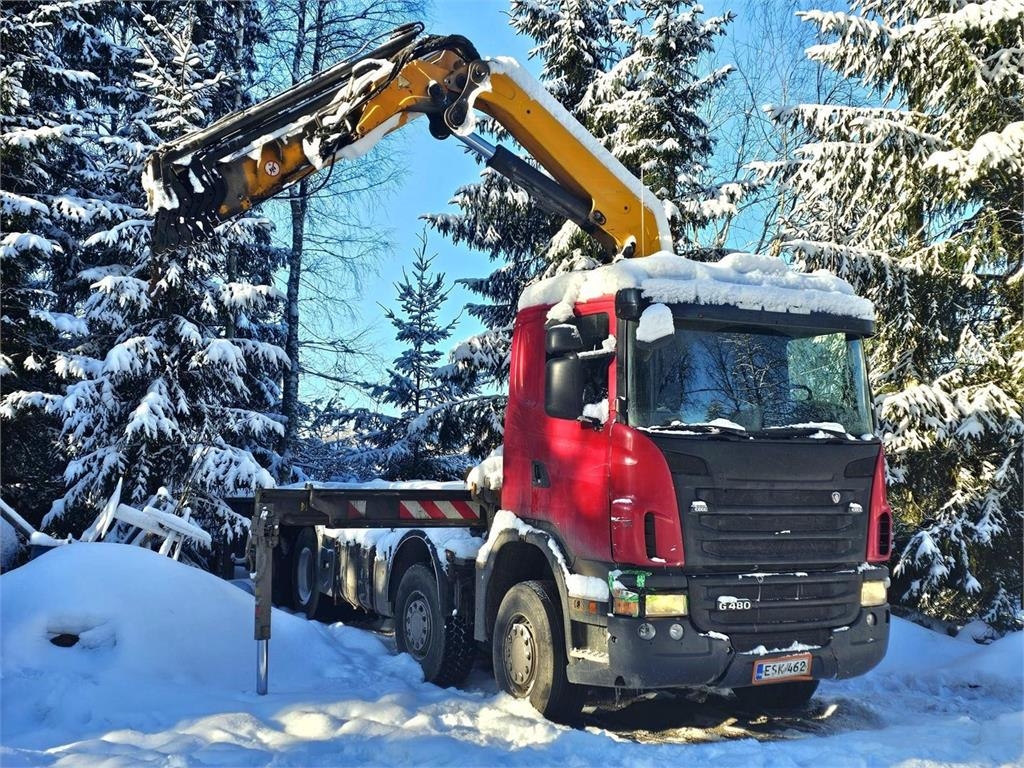Scania G480 8x2, Effer 265/6S Nosturiauto