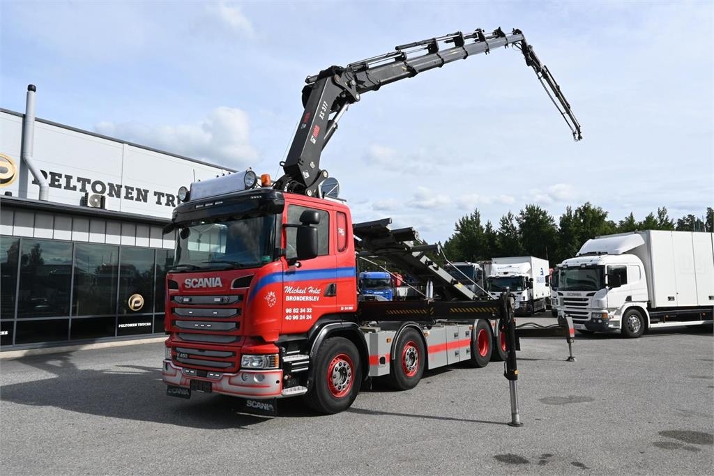 Scania R450 8x2 HIAB 377 & Jibb