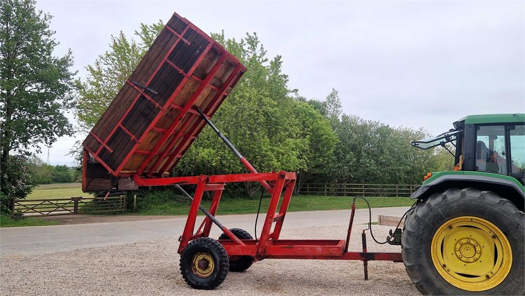 4 Ton Wooden Side High Tip Trailer