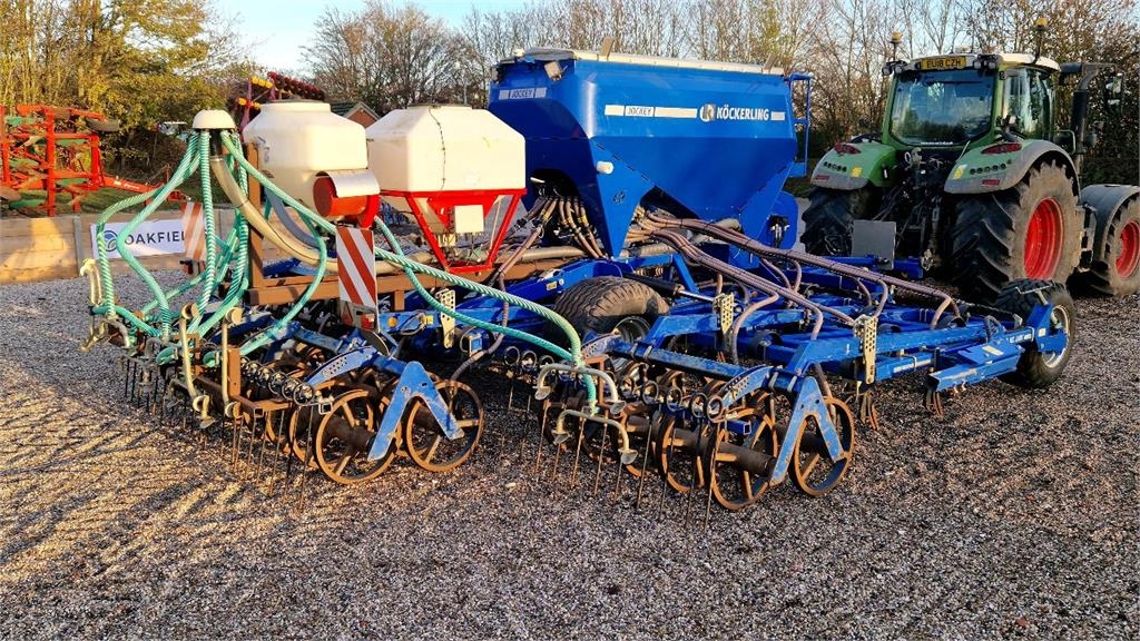 Köckerling Jockey 6m Tine Drill + Techneat Seeders