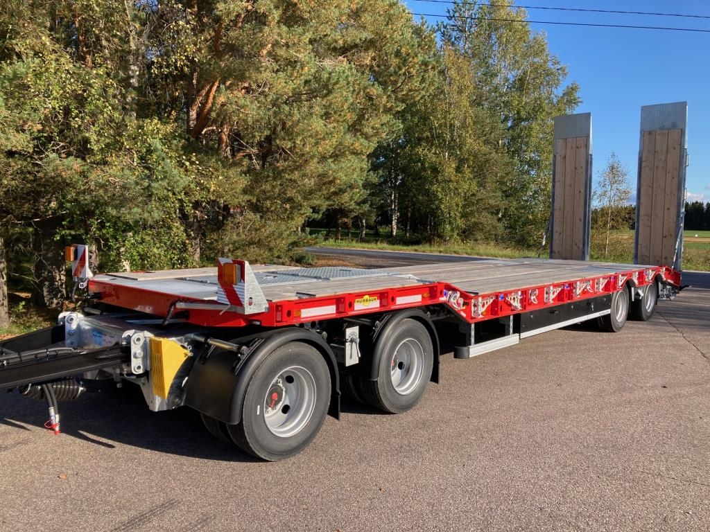 Humbaur 4-AKSELINEN + 10M KANSI + HYDRAULISET RAMPIT + LE