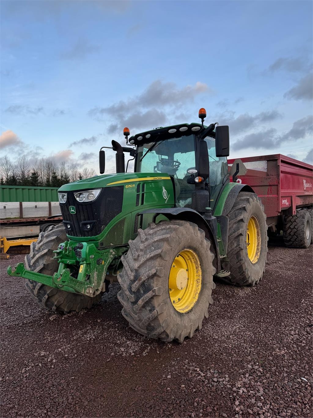 John Deere 6250R C-PRO TRAKTOR 50 KM