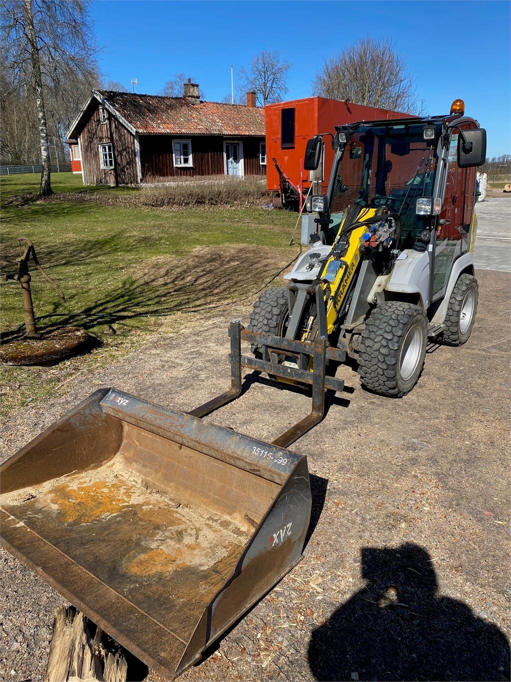 Kramer 5040 HJULLASTARE (GUL) (KUND)