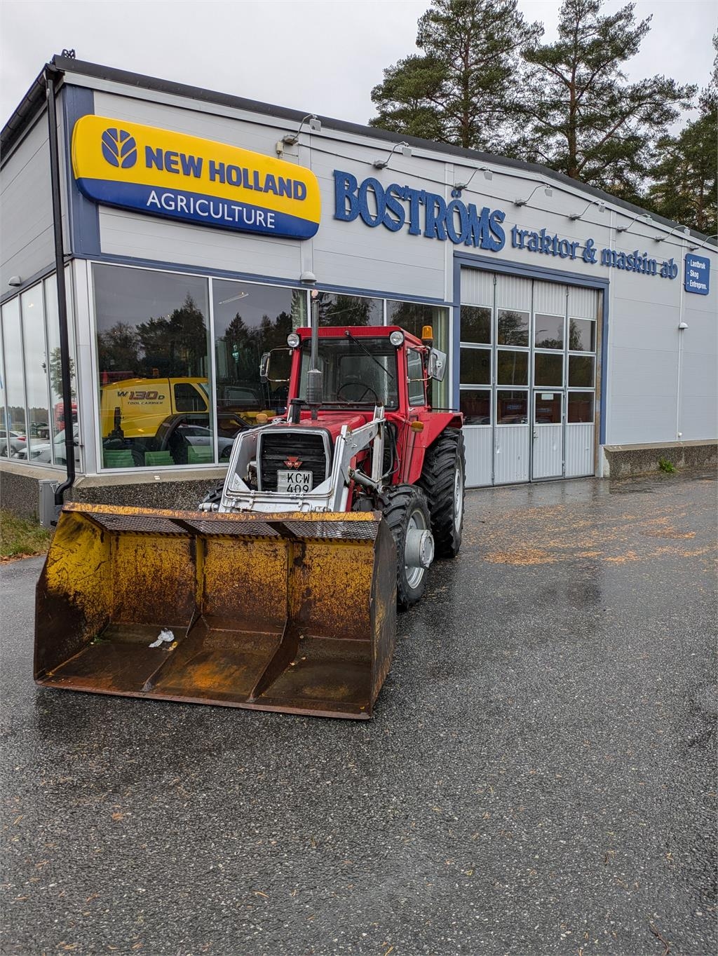 Massey Ferguson MF590 BERGSJÖ LASTARE, SNÖSKOP