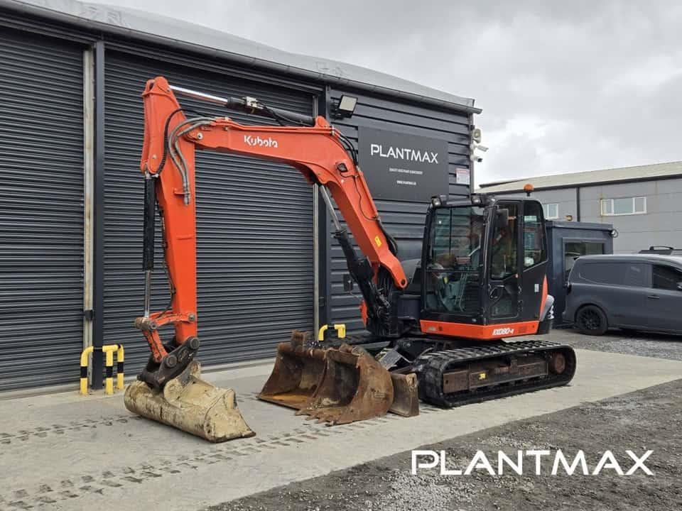 Mini-pelle Kubota KX080-4 — occasion 2013, 6 060 h