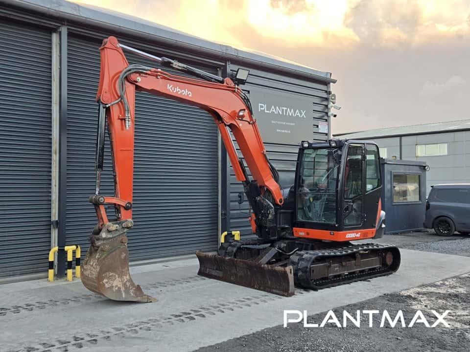 Mini-pelle Kubota KX080-4a — occasion 2018, 5 642 h