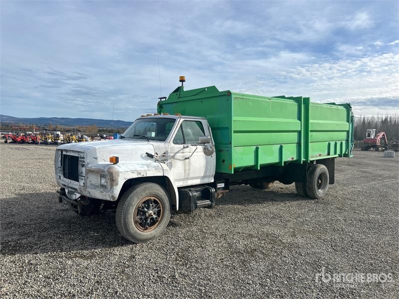 Camion poubelle Ford F-700 4x2 Waste Collection — occasion 1989