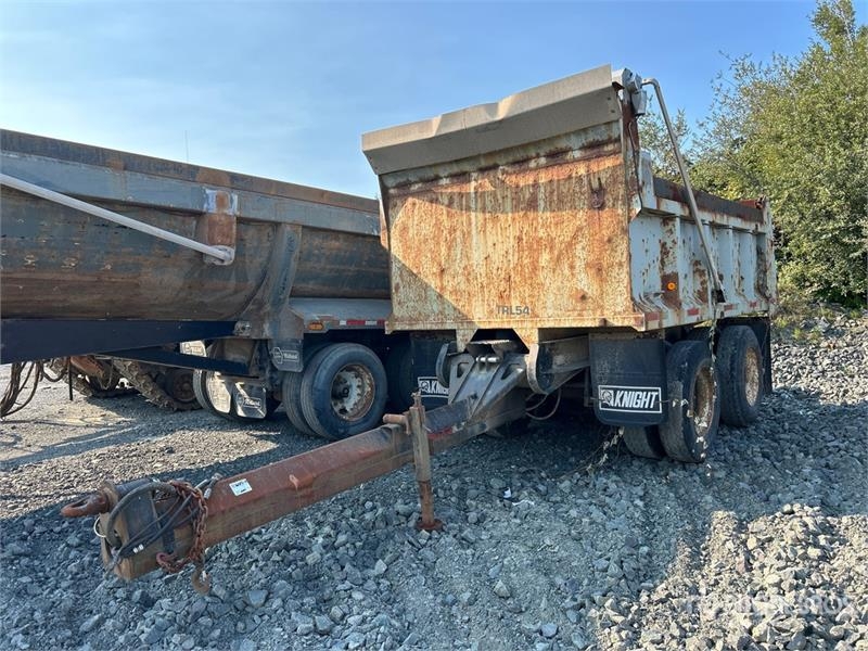Knight 14 ft T/A Pup Dump Trailer