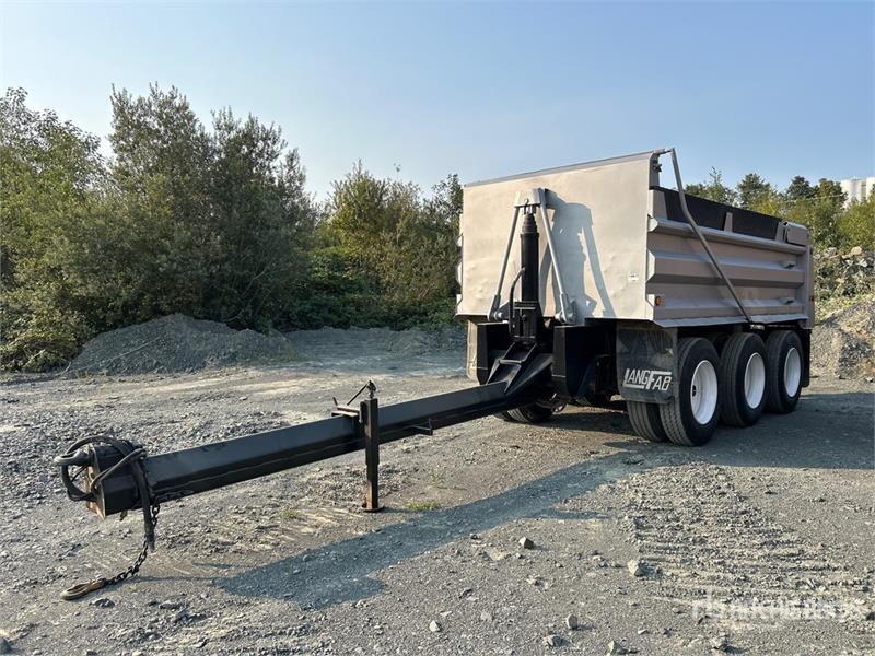 Langfab 15 ft Tri/A Pup Dump Trailer