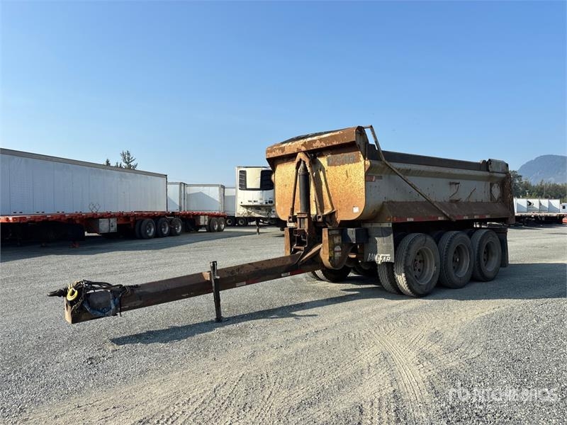 Langfab 16 ft Tri/A Pup Dump Trailer