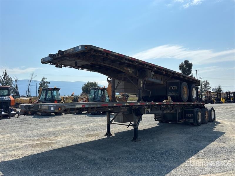 Remorque à ridelles Lode King 32 ft Super B-Train Lead Flatbed — occasion 2014