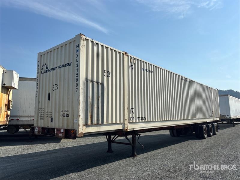 Lode King 53 ft Tri/A Extendable Container Trailer
