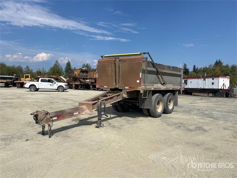 Remorque benne Midland 14 ft T/A Pup Dump — occasion 1989