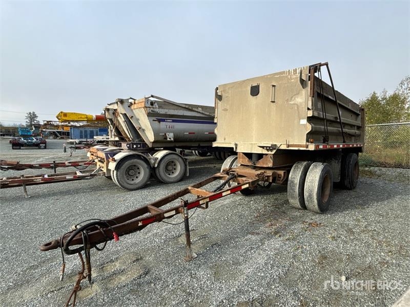 Remorque benne Nahanni NE40 14 ft T/A Pup Dump — occasion 1978