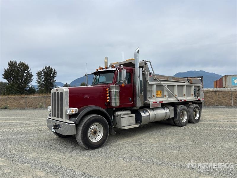 Camion benne Peterbilt 389 6x4 Transfer T/A Dump — occasion 2022