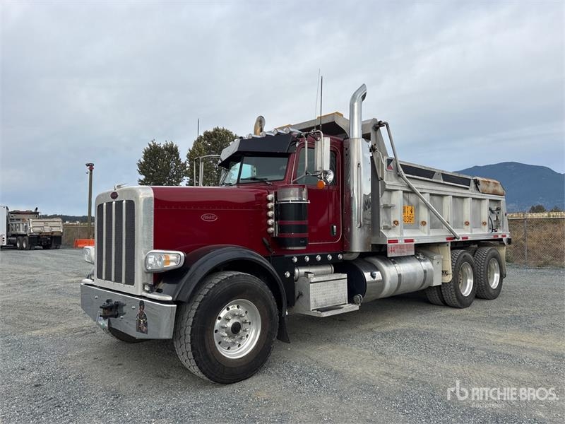 Camion benne Peterbilt 389 6x4 Transfer T/A Dump — occasion 2020