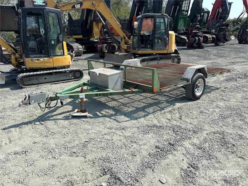 Rebco 12 ft S/A Tilt Deck Trailer
